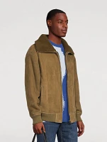 Shearling Bomber Jacket