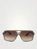 Oliver Peoples x Khaite 1977C Aviator Sunglasses