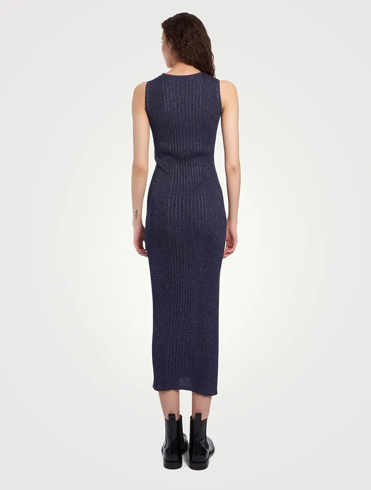 Lurex Knit Tank Dress