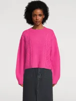 Campaign For Wool Bedford Cable-Knit Sweater