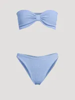 Jean Bandeau Bikini Set