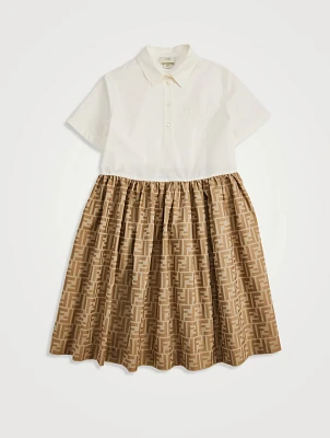 Cotton Short-Sleeve Dress