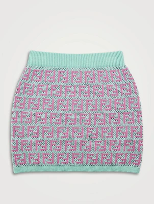 Cotton And Cashmere Mini Skirt