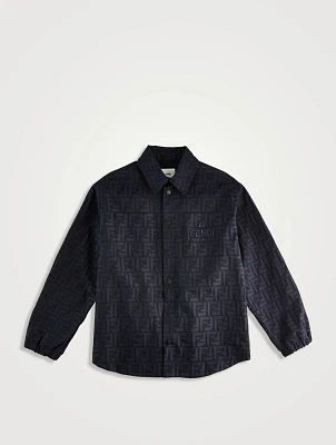 Cotton Shirt Jacket FF Print