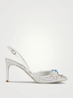 Cinderella Crystal Lace Pumps