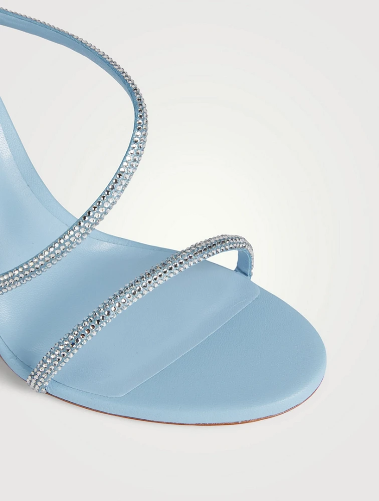 Margot Crystal Leather Sandals