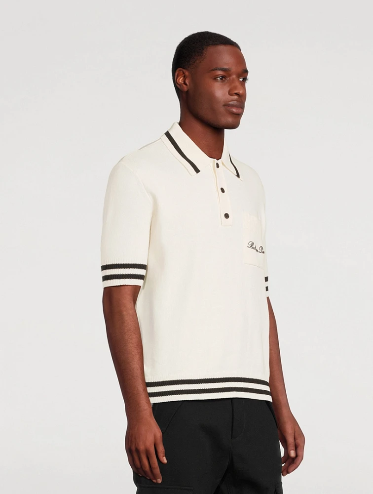 Signature Cotton-Blend Polo Shirt