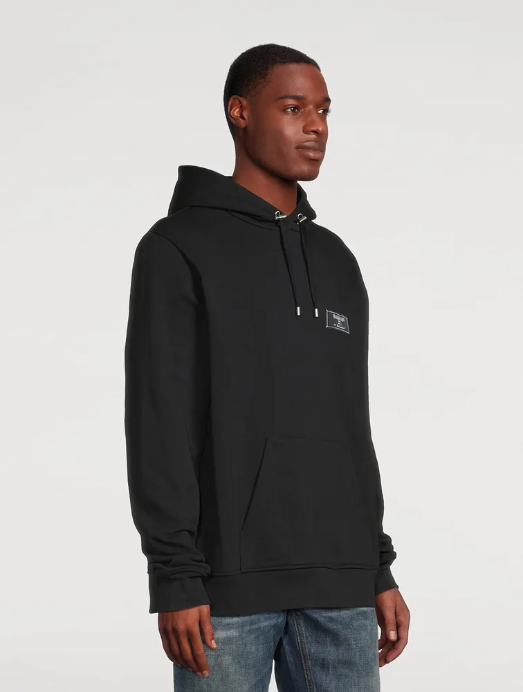 Paris Label Cotton Hoodie