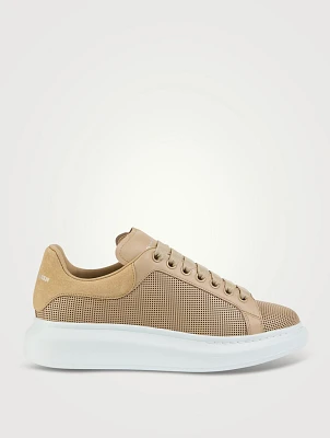 Oversized Perforated Leather Sneakers