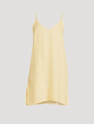 Linen Short Slip Nightgown