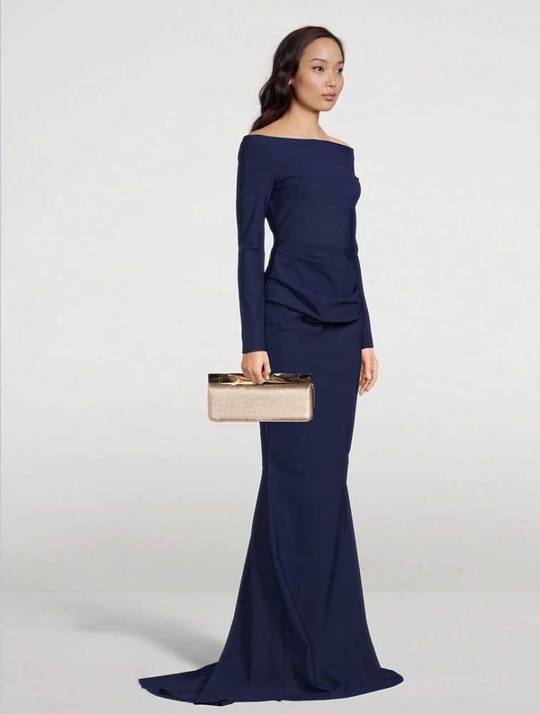 Oseph Off-The-Shoulder Gown