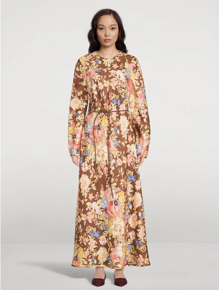 August Maxi Dress Floral Print