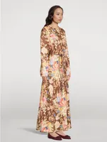 August Maxi Dress Floral Print