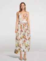 Matchmaker Midi Dress Floral Print