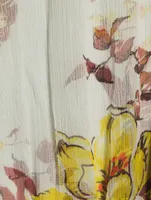 Matchmaker Tiered Midi Dress Floral Print