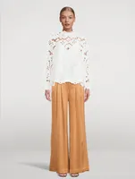 Lexi Embroidered Cotton Blouse