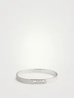 Move Noa 18K White Gold Pavé Bangle With Diamonds