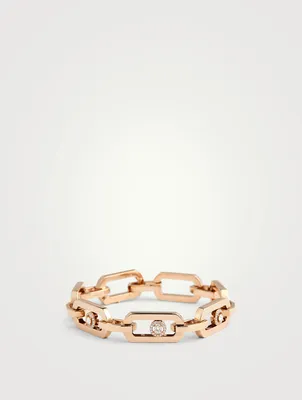 Move Citizen 18K Rose Gold XL Bracelet With Diamonds