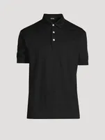 Cotton Micro Pique Polo Shirt