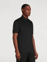 Cotton Micro Pique Polo Shirt