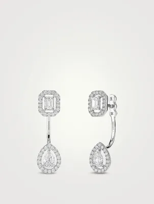 My Twin Toi & Moi 18K White Gold Earrings With Diamonds