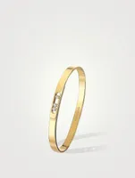 Move Noa 18K Gold Bangle With Diamonds