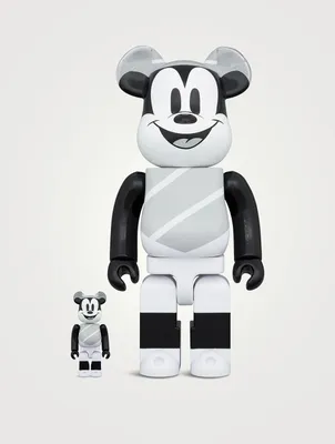 Hat And Poncho Mickey 100% & 400% Be@rbrick Set