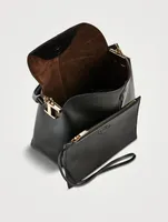 Mini T Case Leather Shoulder Bag