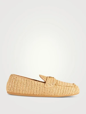 Raffia Loafers
