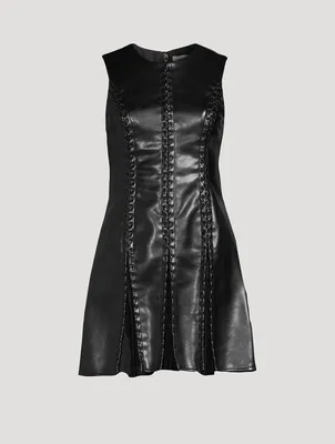 Remmie Faux Leather Mini Dress