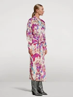 Nesly Printed Shirt Dress