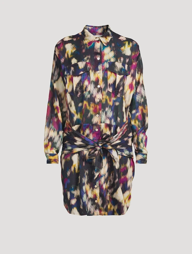 Nueva Printed Shirt Dress