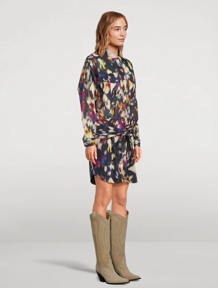 Nueva Printed Shirt Dress