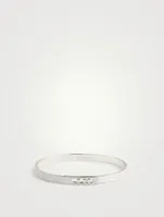 Move Noa 18K White Gold Pavé Bangle With Diamonds