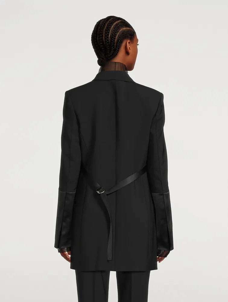 Double-Breasted Tuxedo Jacket