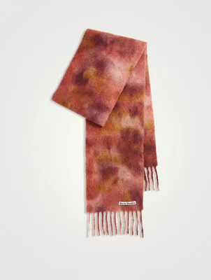 Wool And Mohair Fringe Scarf