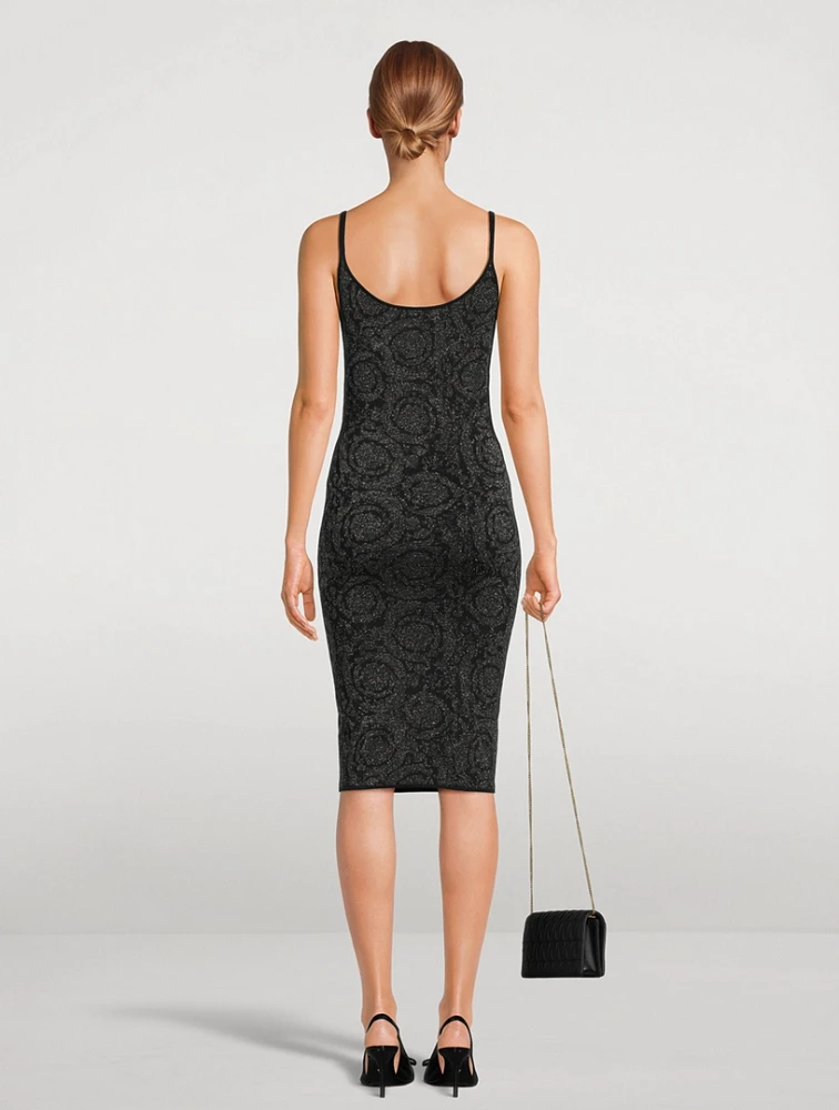 Barocco Jacquard Lurex Midi Dress