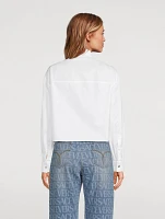 Barocco Jacquard Cropped Shirt