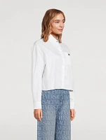 Barocco Jacquard Cropped Shirt