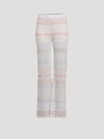 Sequin Mesh Trousers