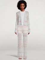 Sequin Mesh Trousers
