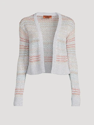 Sequin Mesh Cardigan
