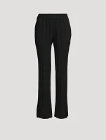 Plisse Pleat Knit Pants