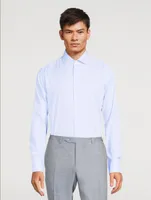 Cotton Long-Sleeve Dress Shirt