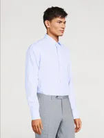 Cotton Long-Sleeve Dress Shirt