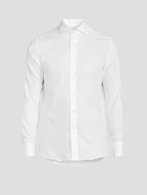 Cotton Textured Dress Shirt