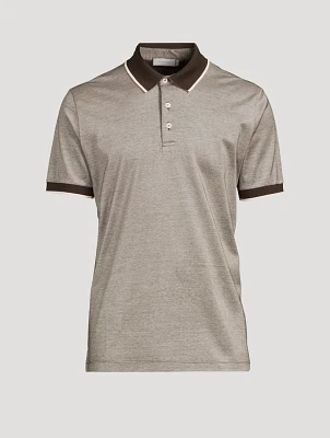 Cotton Short-Sleeve Polo Shirt