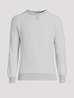 Jacquard Cotton-Blend Sweater