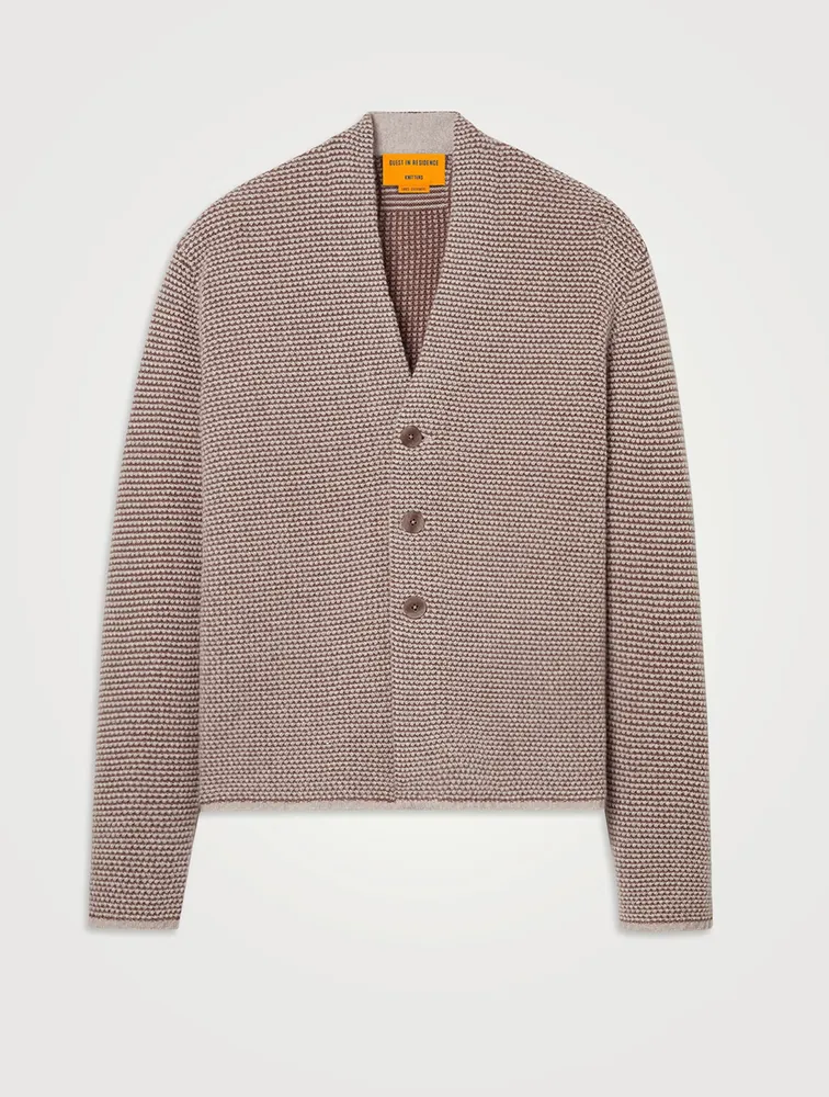 Everywear Bouclé Cashmere Cardigan