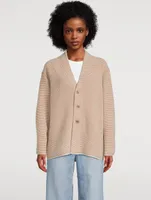 Everywear Bouclé Cashmere Cardigan